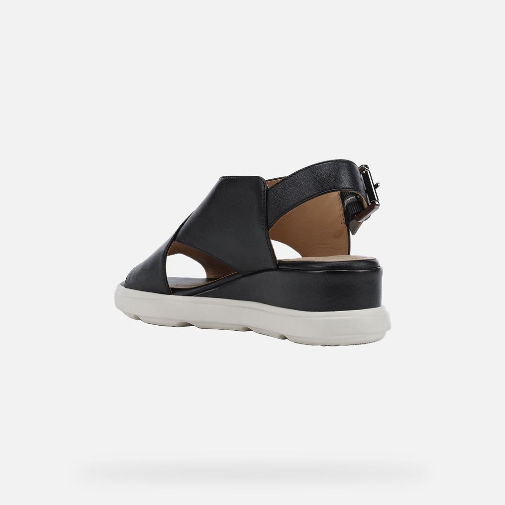 Geox Bayan Sandalet Siyah - Pisa - ISB-289746